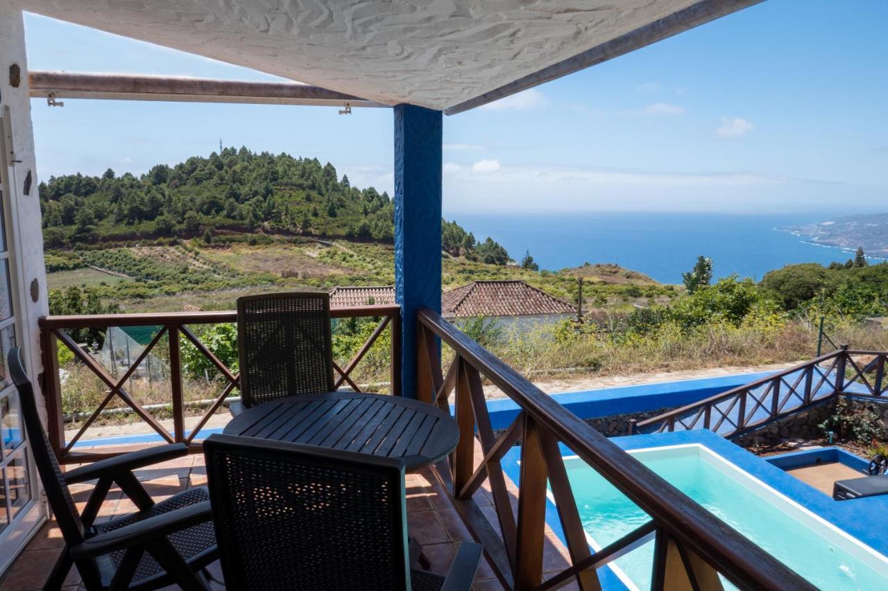 Casa Alba, Casa Rural Con Piscina-Spa Climatizada Hasta 34º Gratuito Y Vistas Al Mar Puntallana Eksteriør billede