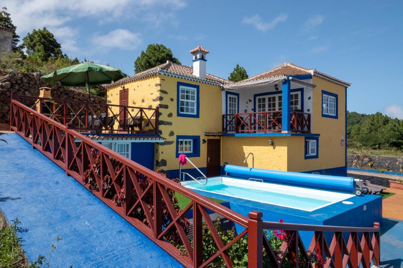 Casa Alba, Casa Rural Con Piscina-Spa Climatizada Hasta 34º Gratuito Y Vistas Al Mar Puntallana Eksteriør billede