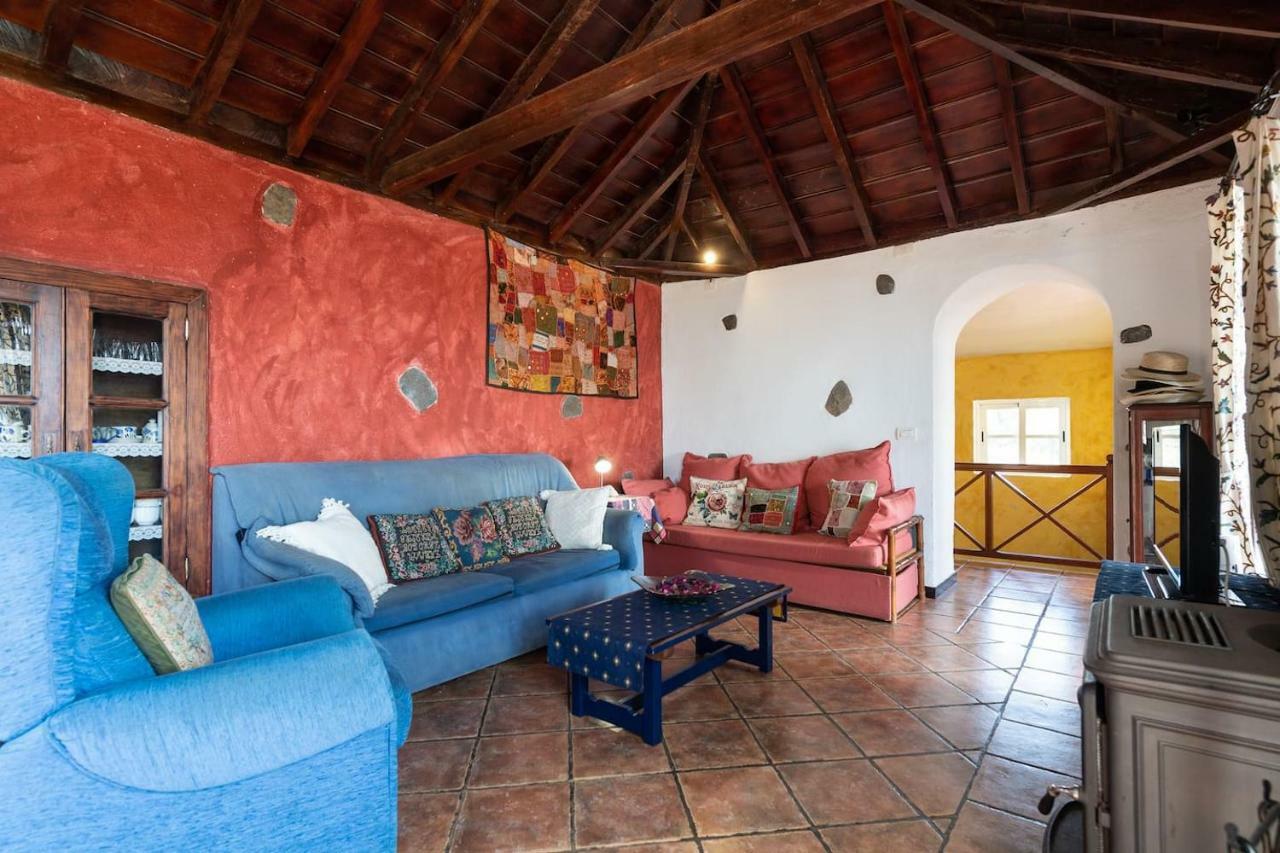 Casa Alba, Casa Rural Con Piscina-Spa Climatizada Hasta 34º Gratuito Y Vistas Al Mar Puntallana Eksteriør billede
