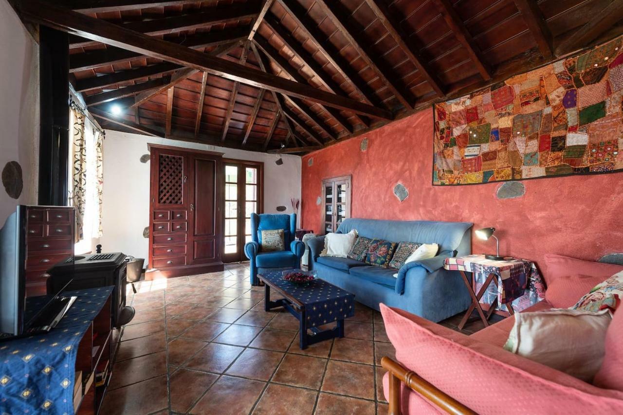 Casa Alba, Casa Rural Con Piscina-Spa Climatizada Hasta 34º Gratuito Y Vistas Al Mar Puntallana Eksteriør billede