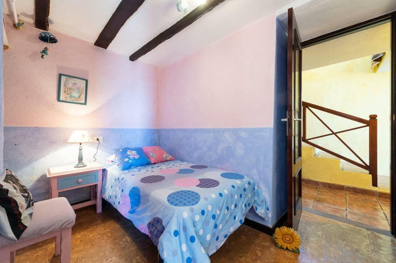 Casa Alba, Casa Rural Con Piscina-Spa Climatizada Hasta 34º Gratuito Y Vistas Al Mar Puntallana Eksteriør billede